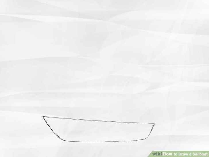 728x546 How To Draw A Sailboat Steps - Simple Boat Drawing