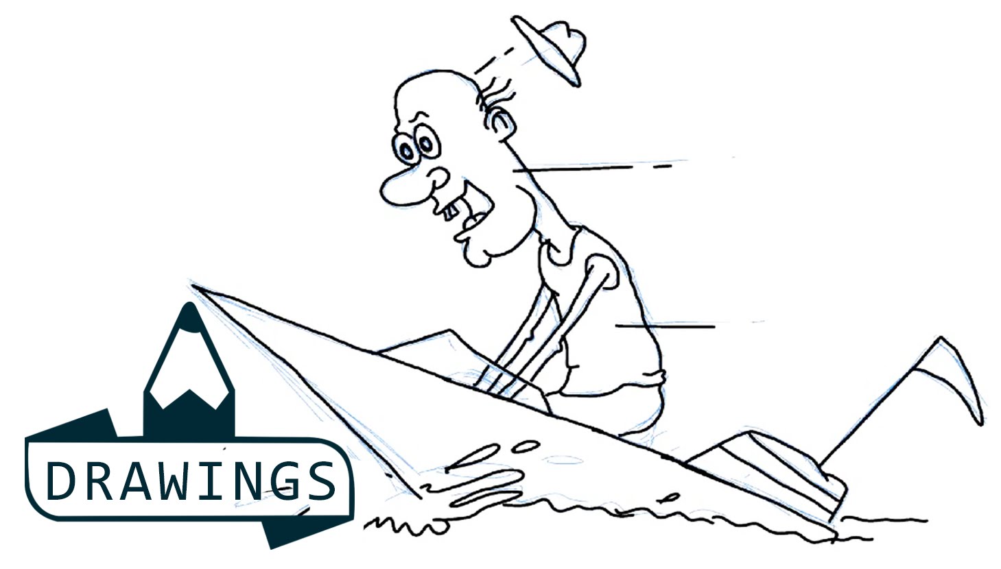 1459x830 Simple Boat Drawing How To Draw A Step - Simple Boat Drawing