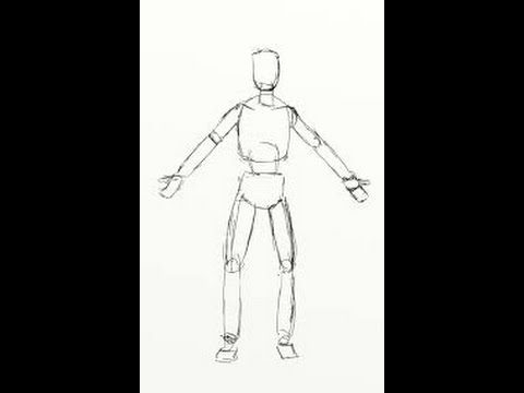 480x360 How To Draw A Body! Easy Simple - Simple Body Drawing