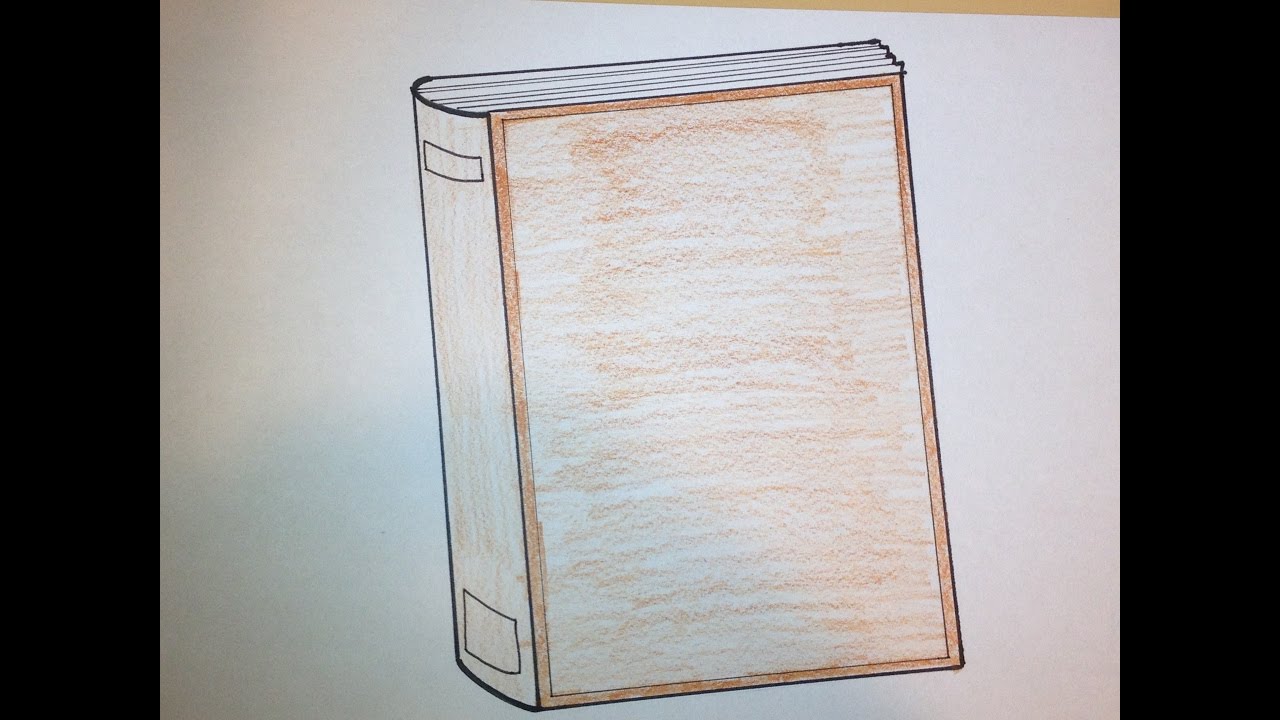 1280x720 How To Draw A Book Simple Drawing Tutorial - Simple Book Drawing