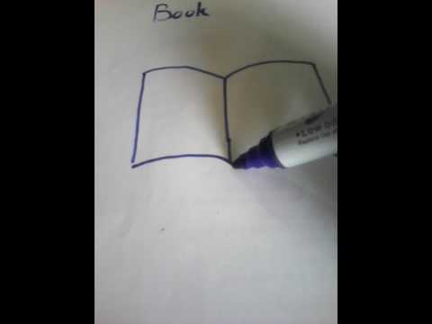 480x360 How To Draw A And Sketch A Simple Book - Simple Book Drawing