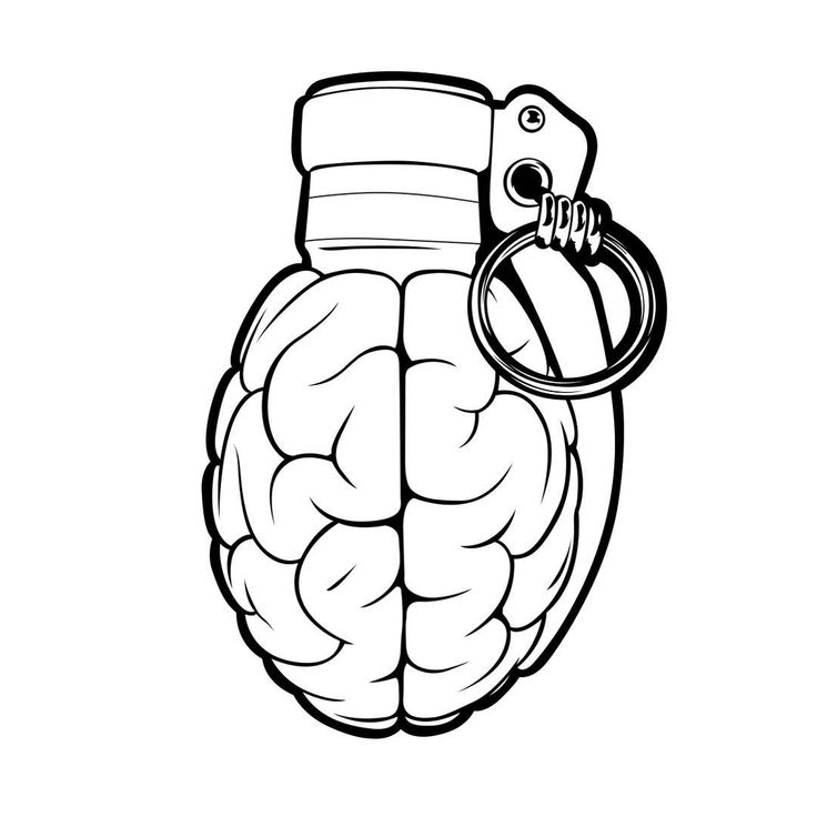 736x736 gallery brain simple drawing - Simple Brain Drawing