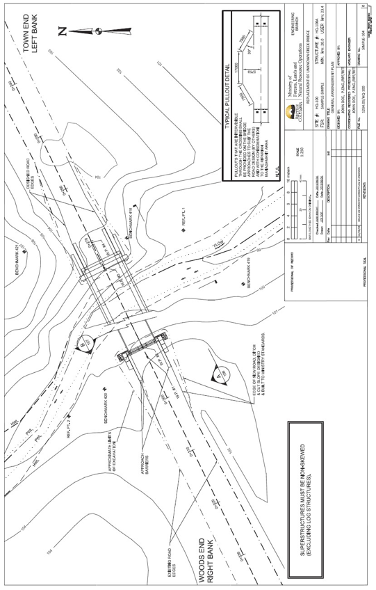 541x848 Construction Drawings Specifications - Simple Bridge Drawing
