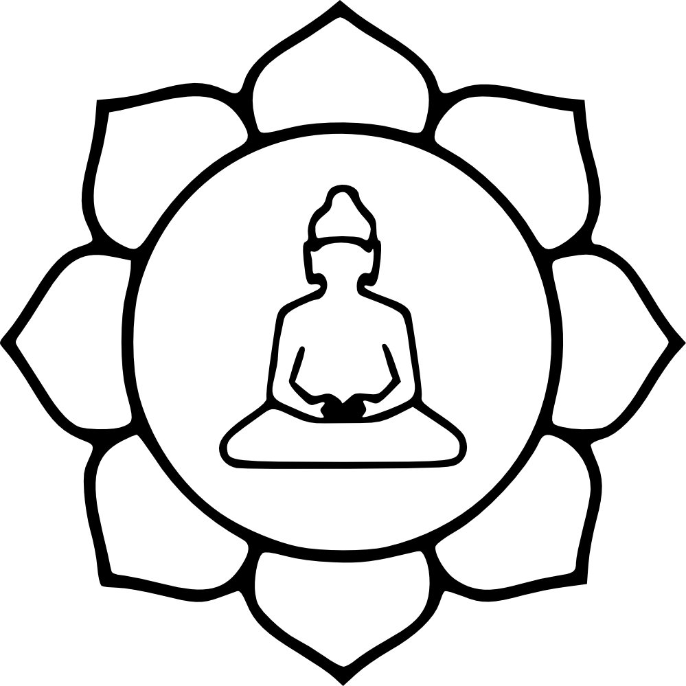 999x999 Simple Buddha Line Drawing - Simple Buddha Drawing