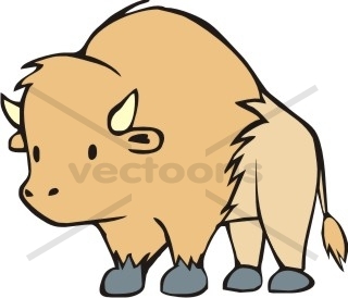 320x274 cute buffalo drawing - Simple Buffalo Drawing