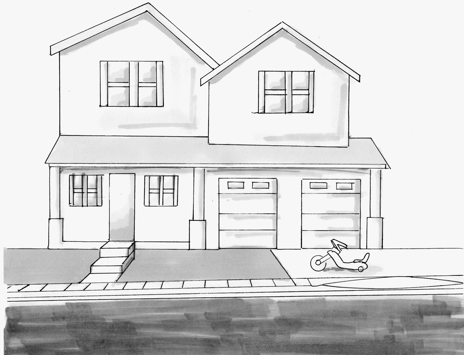 1600x1223 House Building Drawing Elegant Simple House Drawings Drawing - Simple Building Drawing