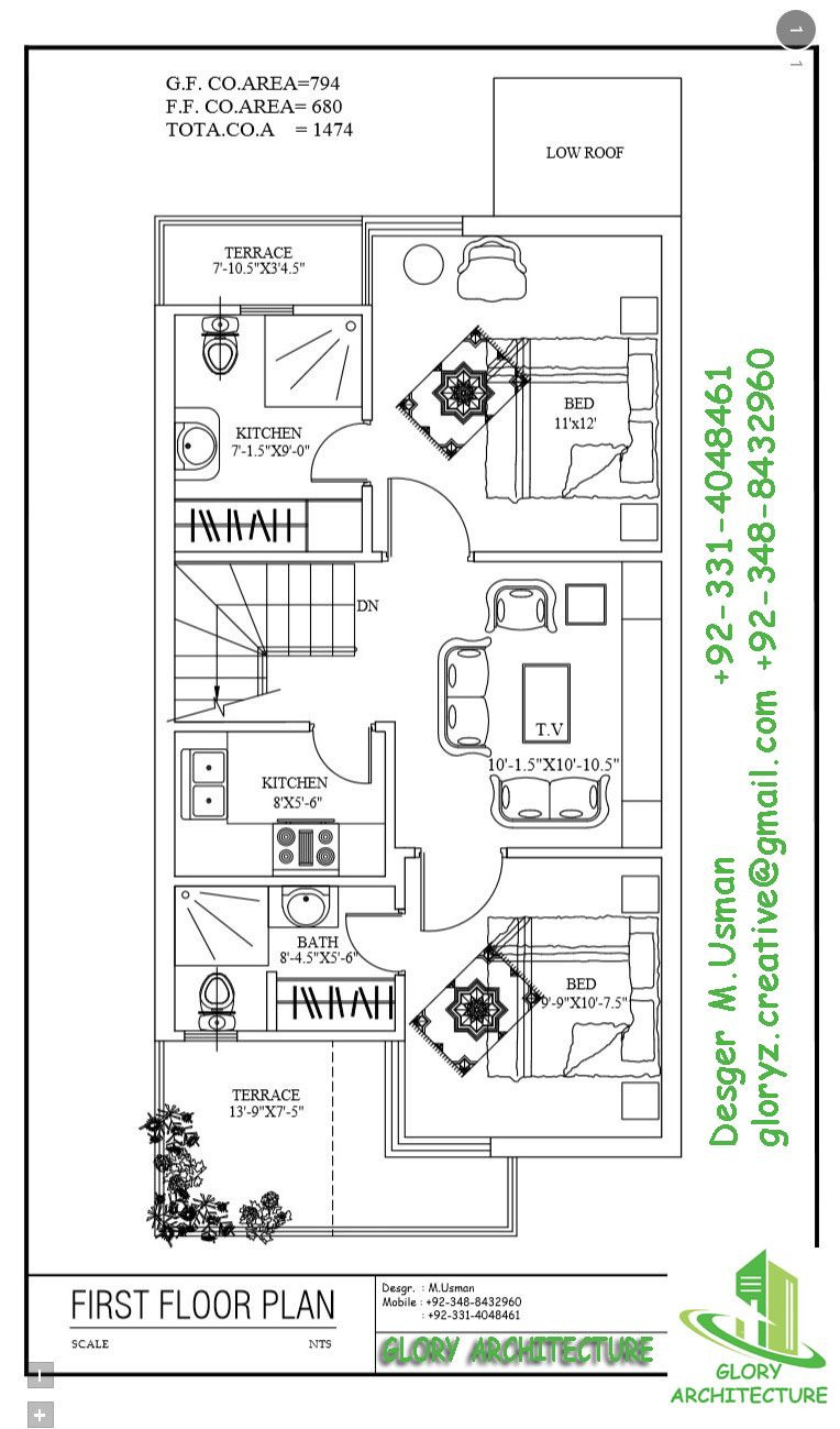 764x1299 Simple Building Drawing Plan Elevation Section Pdf Fresh - Simple Building Drawing