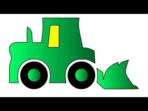 480x360  - Simple Bulldozer Drawing
