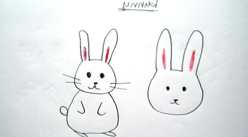 1024x568 Easter Bunny Drawing Easy Simple Drawings To Draw - Simple Bunny Drawing