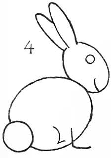 225x319 how to draw bunnies with easy bunny rabbits drawing lesson - Simple Bunny Drawing
