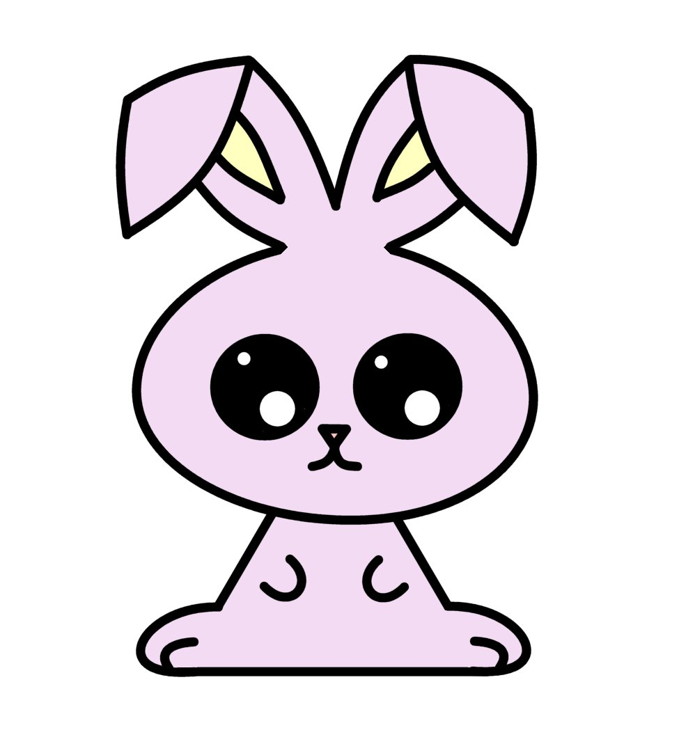 998x1082 Simple Easter Drawings Hd Easter Images - Simple Bunny Drawing