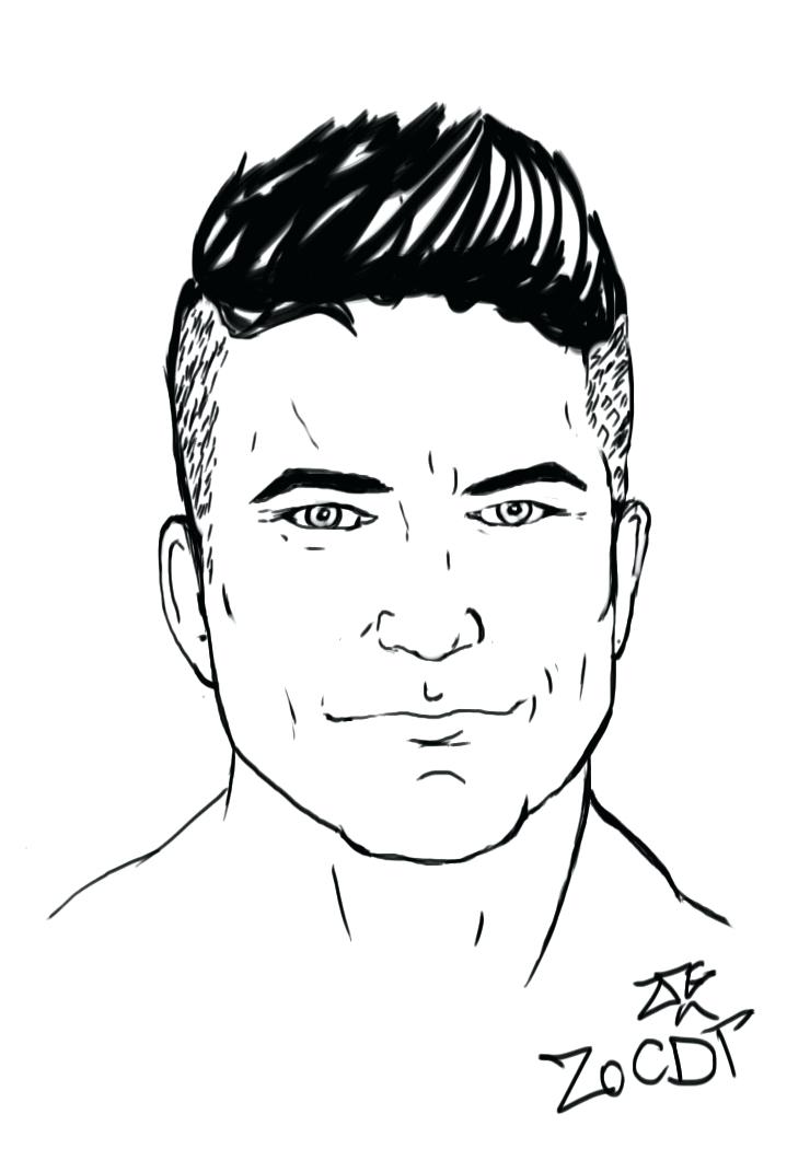 740x1050 simple face drawing contest entry for simple face drawing sample - Simple Bunny Face Drawing