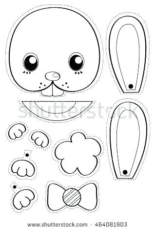 Simple Bunny Face Drawing at PaintingValley.com | Explore collection of ...