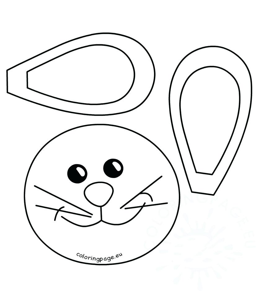 826x940 bunny face paint cute coloring pages for girls lot to color bunny - Simple Bunny Face Drawing