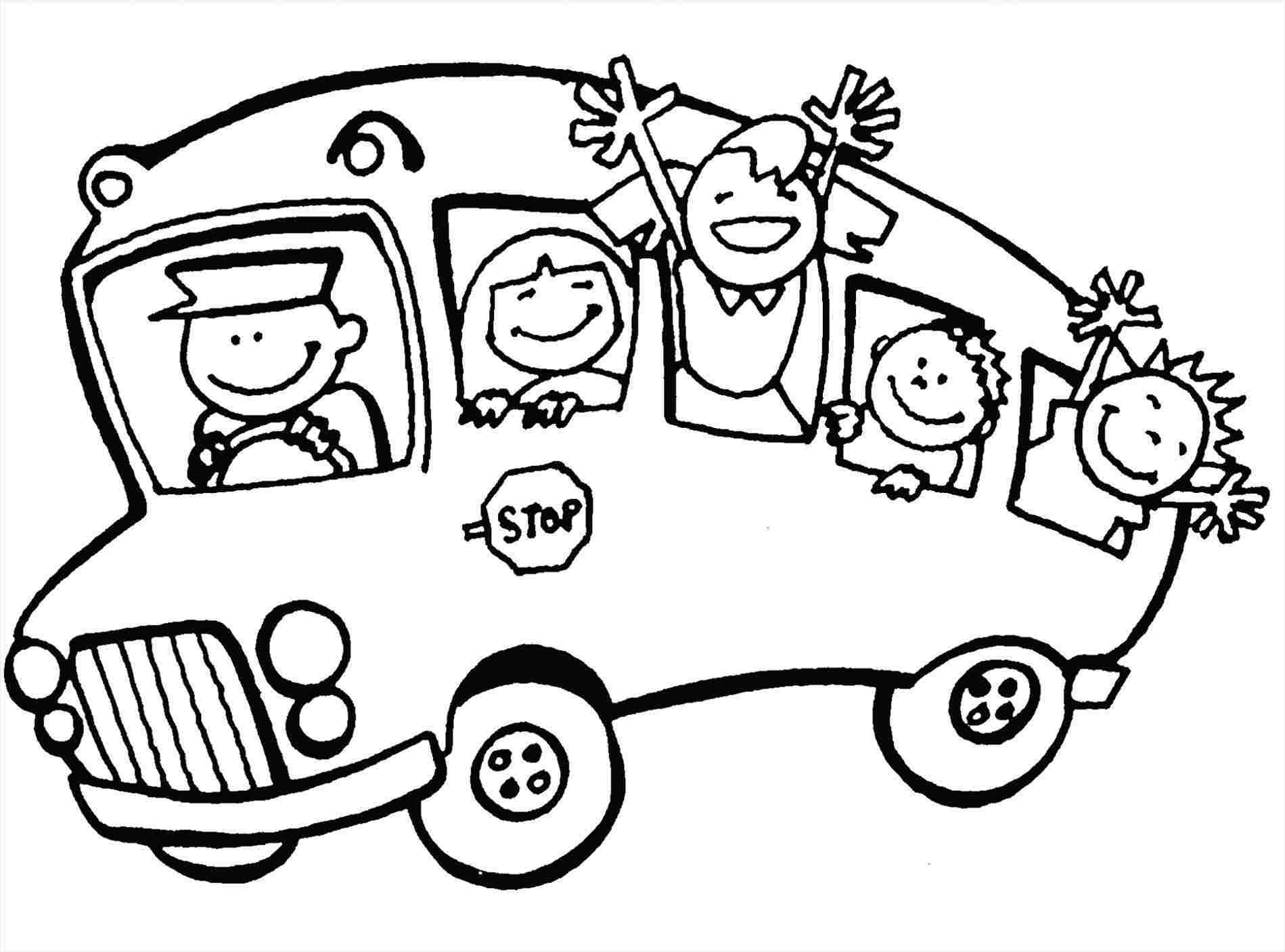 1899x1406 How Simple Bus Drawing To Draw Transport For Kids A Bus - Simple Bus Drawing