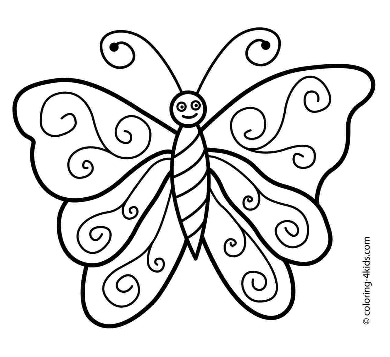 1279x1172 Steps Youtuberhyoutubecom Drawing Simple Butterfly Drawing - Simple Butterfly Drawing
