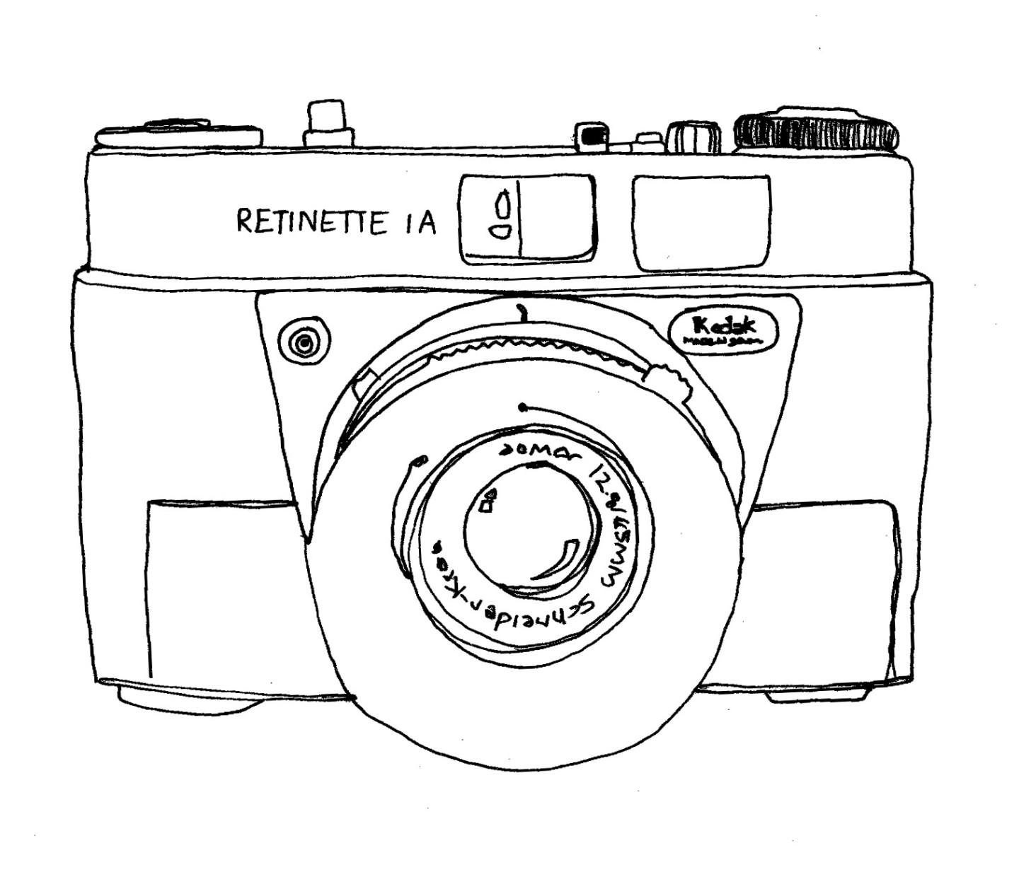 Simple Camera Drawing at PaintingValley.com | Explore collection of