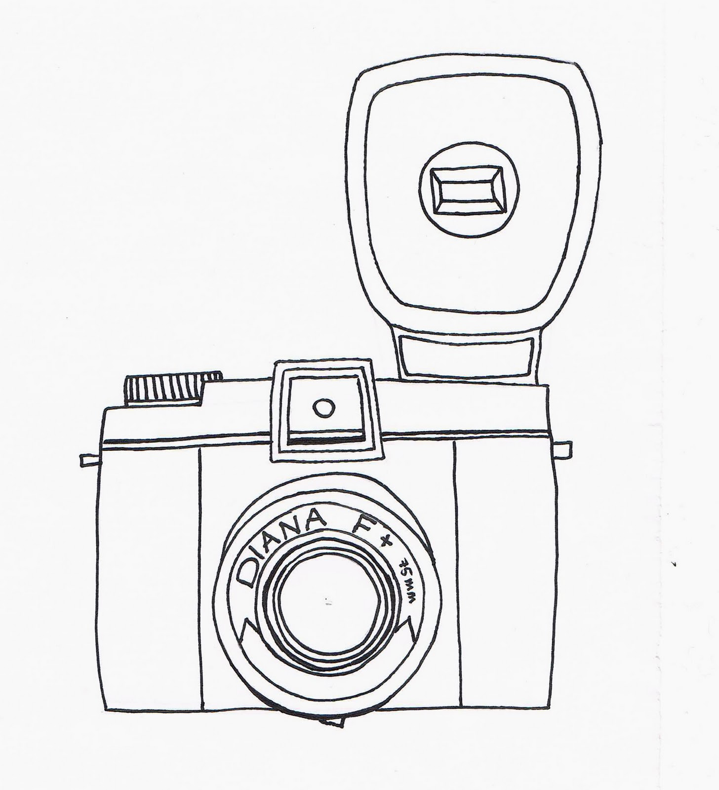 Simple Camera Drawing at PaintingValley.com | Explore collection of