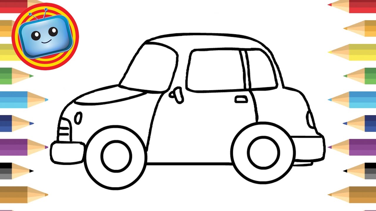 Simple Car Drawing For Kids at PaintingValley.com | Explore collection ...