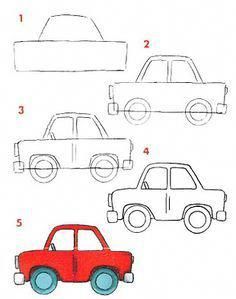 236x299 Very Easy Car To Draw For Little Kids In My Boys Easy - Simple Car Drawing For Kids