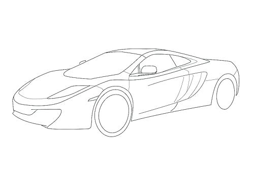 500x354 Simple Line Drawings For Kids Adleads Club - Simple Car Drawing For Kids