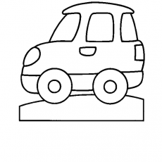 230x230 charming simple car coloring pages example drawing for kids learn - Simple Car Drawing For Kids