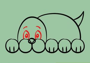 300x210 easy drawings for standard how to draw a simple cartoon dog - Simple Cartoon Drawings