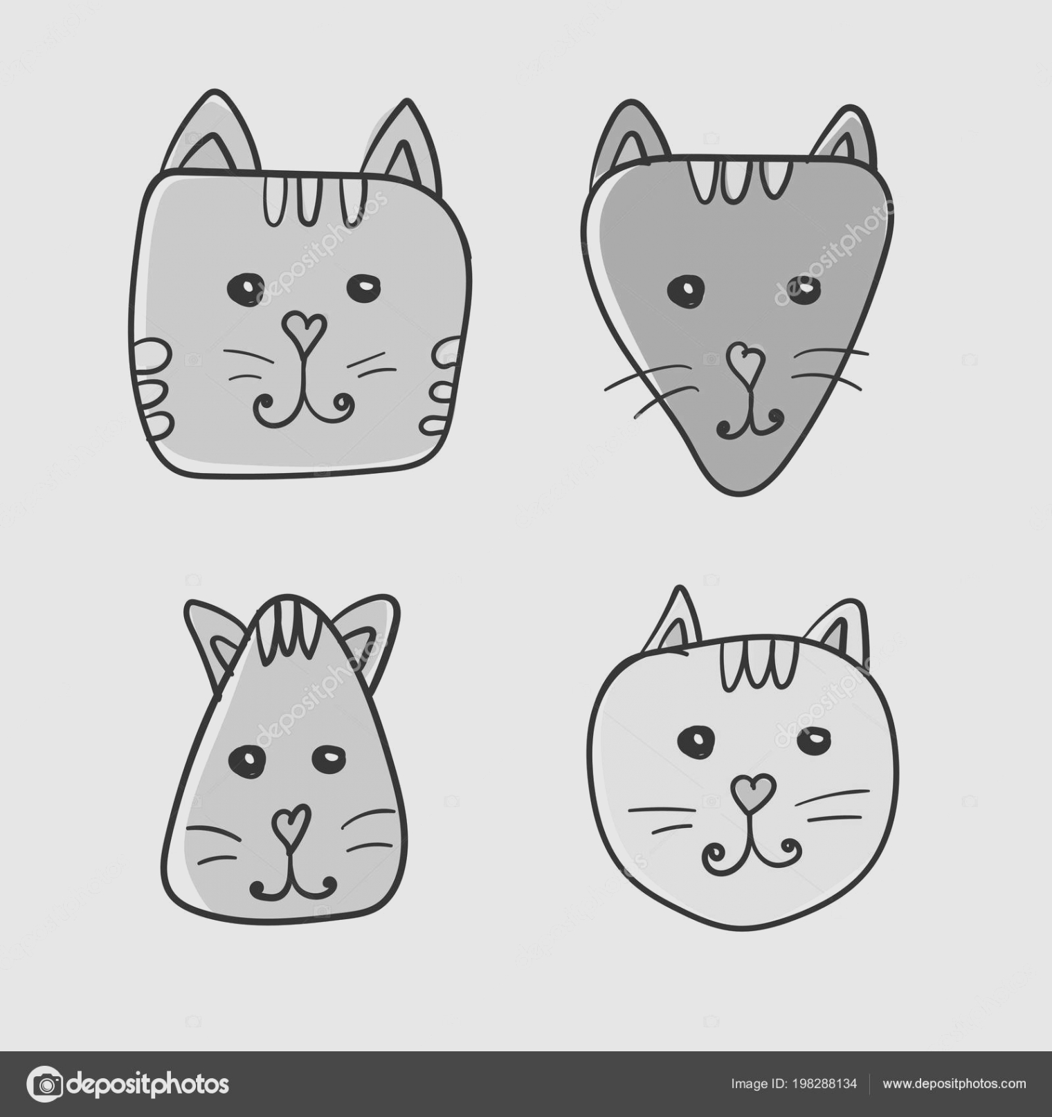 How To Draw A Tabby Cat Face 