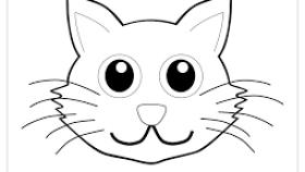 280x158 How To Draw A Simple Cat Face How - Simple Cat Face Drawing