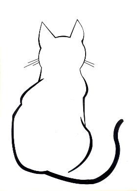 280x391 cat line art this is super cool the simple line art of this cat - Simple Cat Line Drawing