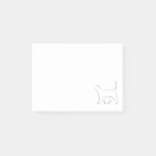307x307 line drawing post it notes zazzle - Simple Cat Line Drawing