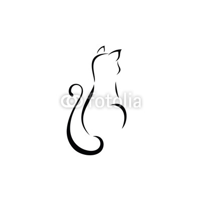 400x400 simple cat line art buy photos ap images detailview - Simple Cat Line Drawing