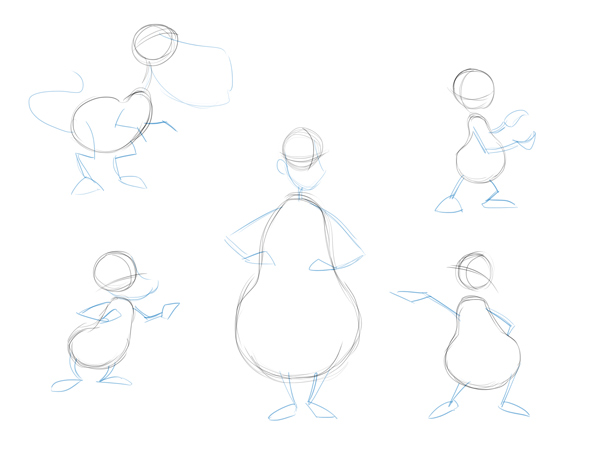 600x450 Cartoon Fundamentals How To Draw A Cartoon Body - Simple Character Drawings