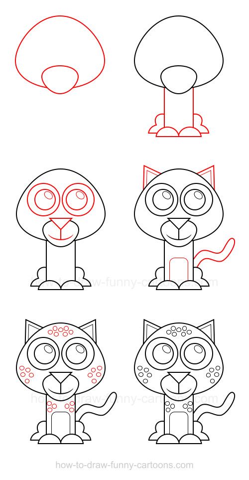 500x963 how to draw a cheetah drawing for kids drawings, easy drawings - Simple Cheetah Drawing