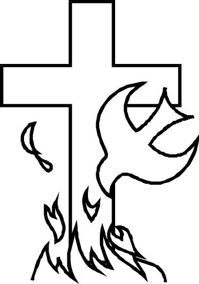 389x555 Holy Spirit Dove Drawing Simple - Simple Church Drawing