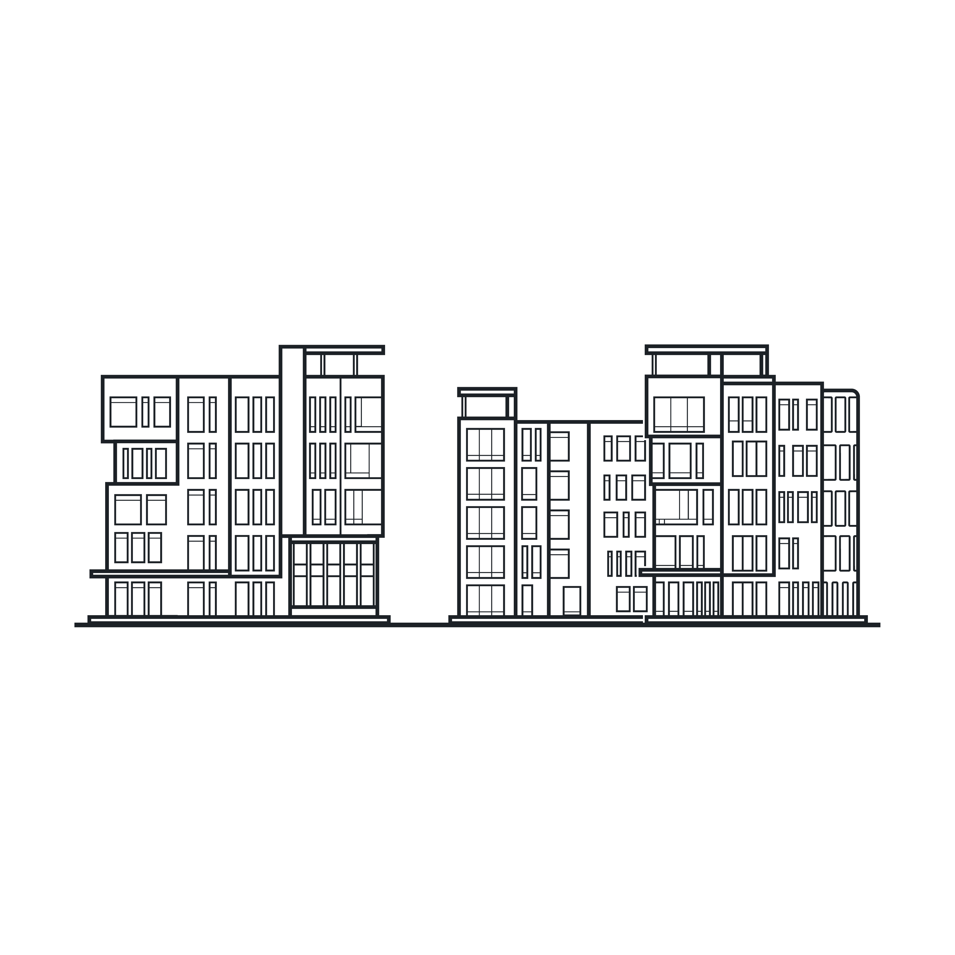3333x3333 Simple City - Simple City Drawing