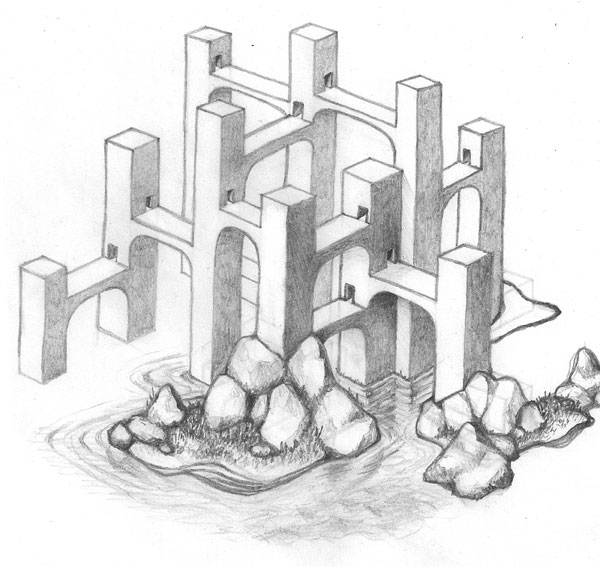 600x567 Simple City Sketch Just Sketches - Simple City Drawing
