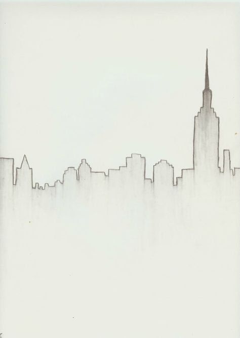 474x667 cityscape drawing simple for free download - Simple Cityscape Drawing
