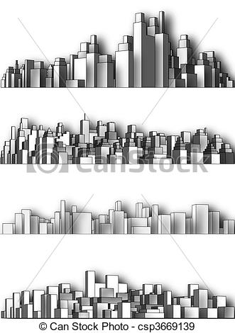 331x470 Huge Collection Of 'city Skyline Drawing Simple' Download More - Simple Cityscape Drawing