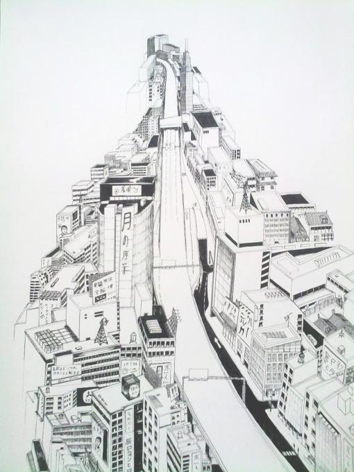 510x680 cityscape drawing my country drawings pictures drawings ideas - Simple Cityscape Drawing