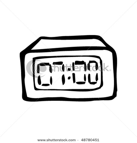 450x470 Stock Vector Alarm Clock Drawing Maddiekells - Simple Clock Drawing