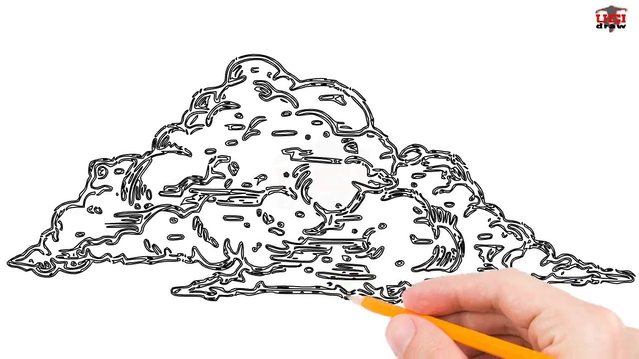 1280x720 How To Draw Clouds Step - Simple Cloud Drawing