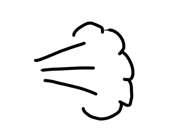 350x281 How To Draw A Fart - Simple Cloud Drawing