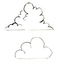 200x207 How To Draw Clouds Just Sketch It - Simple Cloud Drawing