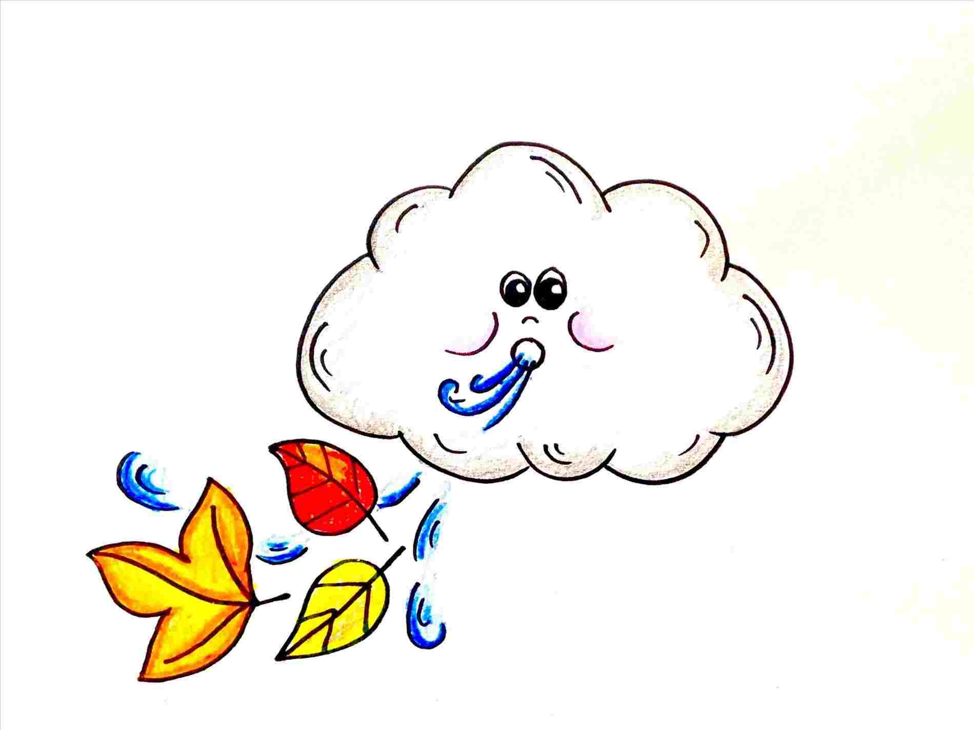 1899x1424 Simple Cloud Drawing Cartoon Black White Vector U Photo Free Trial - Simple Cloud Drawing