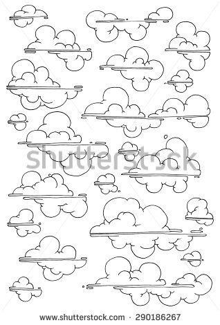 318x470 simple drawing clouds decorative pattern clouds drawings, easy - Simple Cloud Drawing