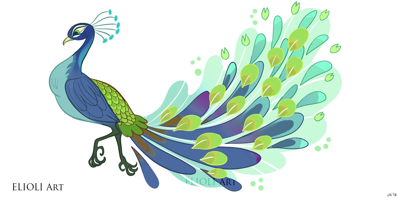 1600x800 How To Make A Easy Drawing Of Peacock Beautiful Peacock - Simple Colorful Peacock Drawing