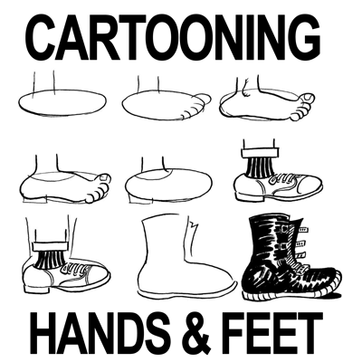 400x400 how to draw cartoon feet shoes when drawing comics cartooning - Simple Comics Drawing
