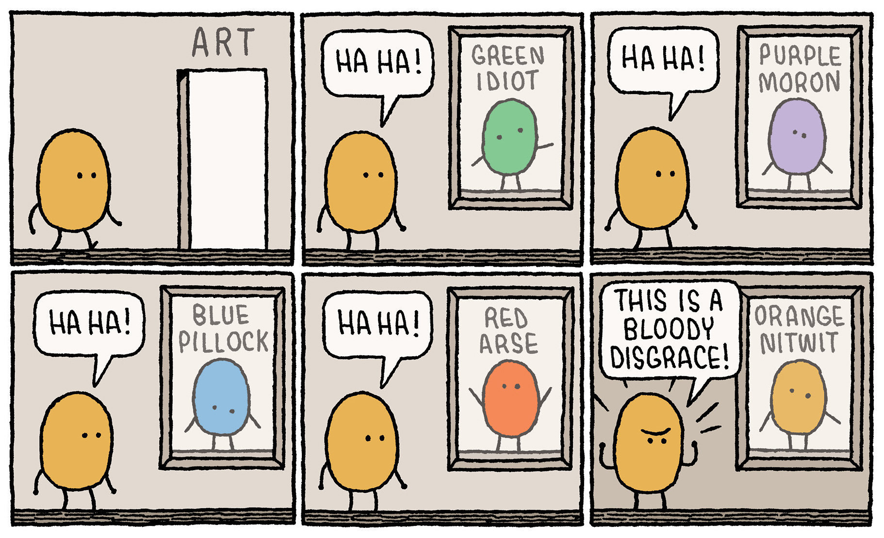 1822x1110 tom gauld's deceptively simple comics hold a mirror to human - Simple Comics Drawing