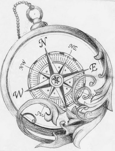 Simple Compass Drawing at PaintingValley.com | Explore collection of ...